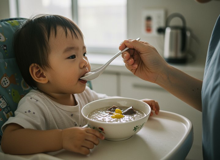 Nên cho bé ăn cháo gan heo hay cháo tim heo để bổ máu tốt hơn