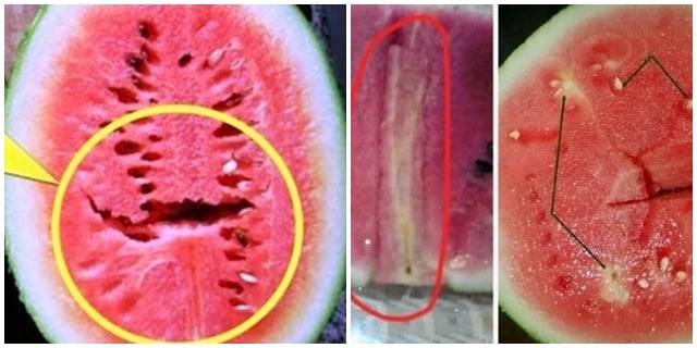 Dưa hấu bị ngâm hoá chất